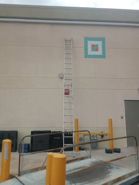 Commercial repair project photo showing tenant improvement, maintenance or punch-list work