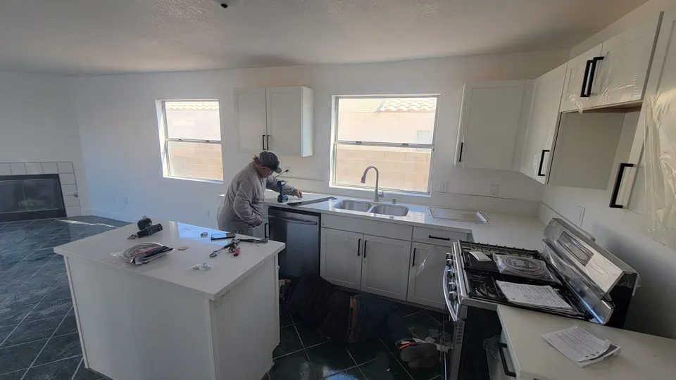 Contemporary Transitional Kitchen Remodel by Vegas Handyman & Remodeling project photo 2