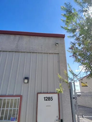 Commercial warehouse exterior wall and door area repair photo
