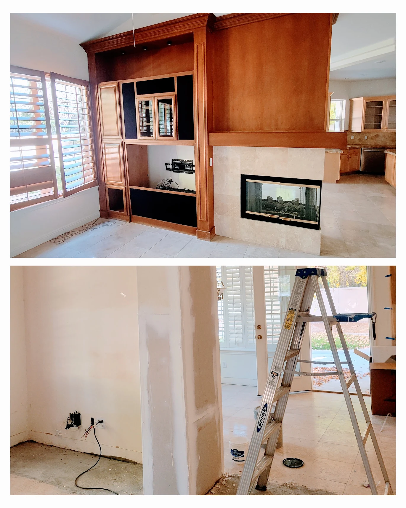 Additional before and after handyman project in Las Vegas