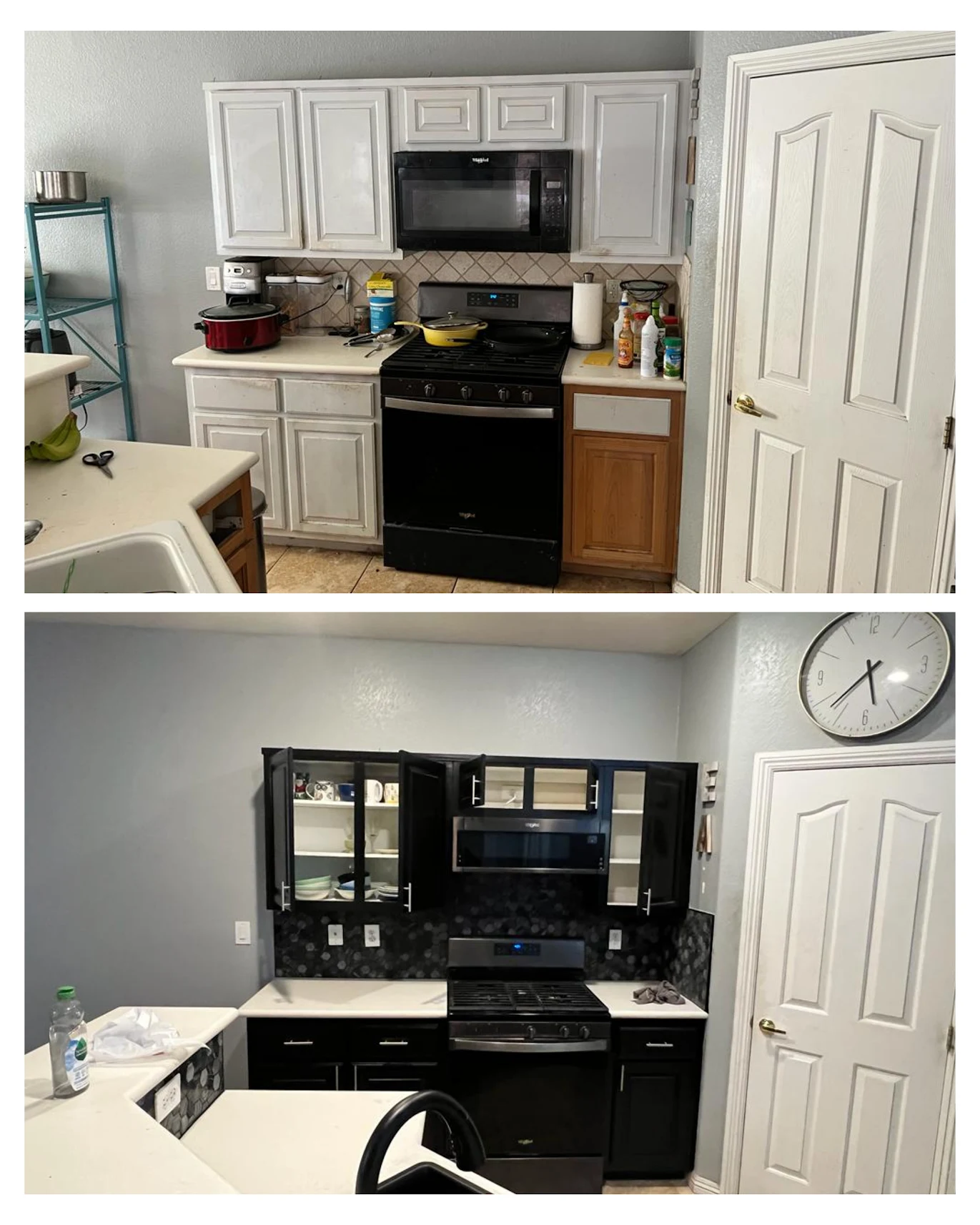 Before and after property repair result in Las Vegas